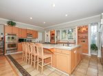 Kitchen with Breakfast Counter at 66 Dune Lane